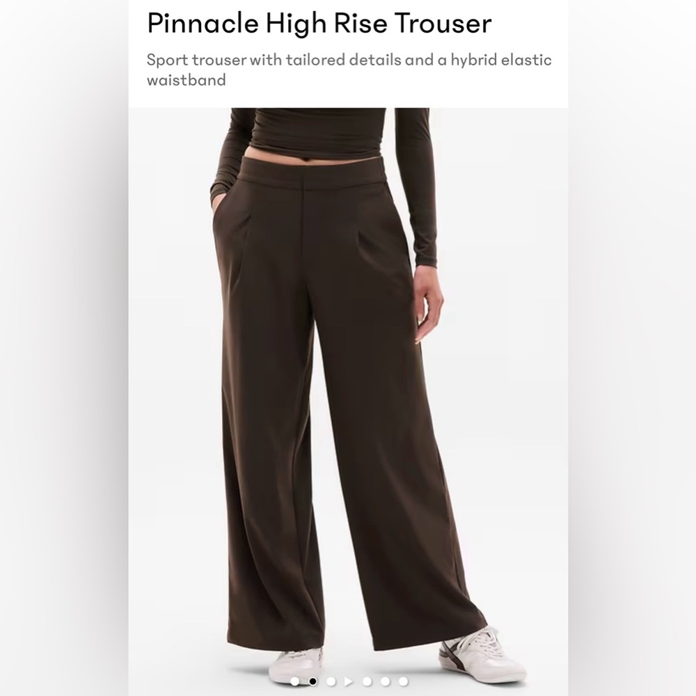 Athleta Pinnacle Highrise Trousers in Truffle